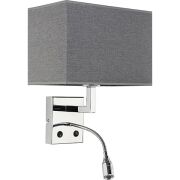 Lampa ścienna HOTEL LED SZARA Nowodvorski 9302