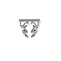 PLAFON Carrara 4 Light Prestige LED metal /chrom / kryształ LED  LP-1864/4C