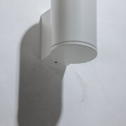 Lampa zewnętrzna JOE WALL 1 AZ4315 kinkiet IP54 biała tuba z metalu i szkła