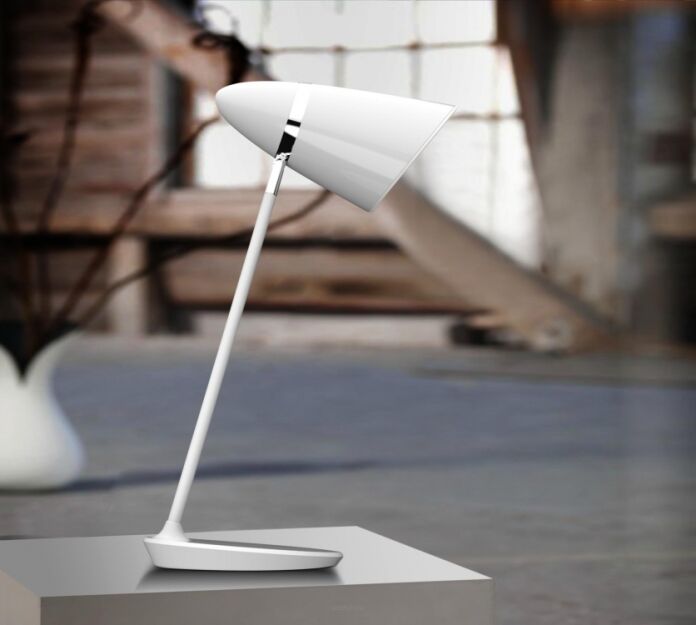 ELMO TAVOLO BIANCO ORLICKI DESIGN  kolor biały chrom biurkowa