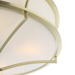 Plafon Stesso PL Old Gold M Orlicki Design elegancki satynowy złoty - 4