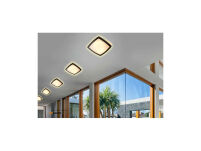 Oprawa FANO SQUARE  IP54 LED 9W AZ2186 Azzardo kwadratowa szara zewnetrzna/wewnetrzna - 2