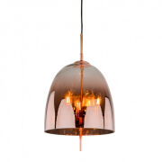 Lampa wisząca Alan MD-OYD-10310B-SP3 COPPER Italux industrialna klosz ze szkła miedziany