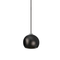 Lampa wisząca GULIA 1 BLACK AZzardo FH5951-BCB-120 AZ0630 BK  Lampa wykonana jest z metalu i szkła kulisty klosz w kolorze czarnym