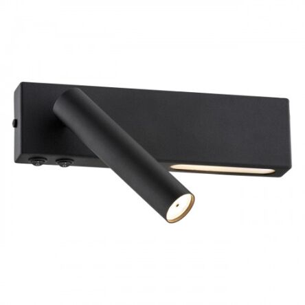 Kinkiet JASPER 1035 Argon Czarny LED + G9 funkcjonalny 