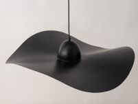 Lampa wisząca KAPELLO 32340 SIGMA kapelusz czarny-złoty 76 cm - 2