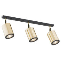Lampa sufitowa reflektor HERMAN 1491 Argon potrójny na listwie złoty