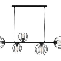 Lampa wisząca MADAM 5 SIGMA 32372 CZARNA RETRO
