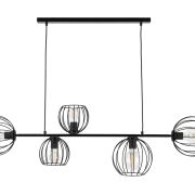 Lampa wisząca MADAM 5 SIGMA 32372 CZARNA RETRO