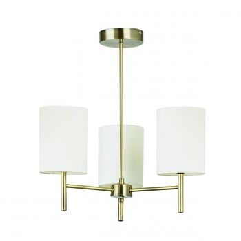 Lampa sufitowa BRIO antyczny mosiądz ENDON LIGHTING BRIO-3AB  