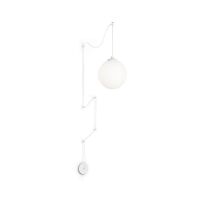 KINKIET (Lampa wisząca) Boa SP1 biały 160863, czarny 160856 NOWOCZESNY IP20 SZKŁO Ideal Lux minimalistyczna oprawa w kolorze białym i czarnym