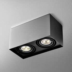 Plafon Squares 50x2  45912-0000-T8-PH-01 Aquaform  mr16 prostokątny różne kolory wykończenia