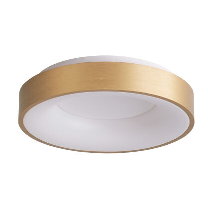 Plafon GIULIA 5304-840RC-GD-3 Italux okrągły MODNY ZŁOTY SZCZOTKOWANY KOLOR LED nowoczesny