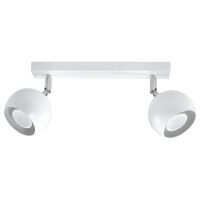 PLAFON OCULARE 2 Biały  SOLLUX  Lampa Ścienna NOWOCZESNY stal  SL.0438 metalowa lampa  SOLLUX LIGHTING