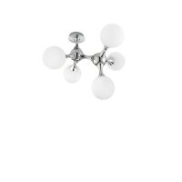 Plafon Nodi PL5 073712 NOWOCZESNY IP20  METAL / SZKŁO oprawa w stylu nowoczesnym Ideal Lux LAMPA WEWNĘTRZNA  