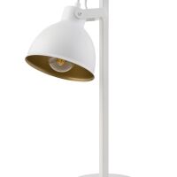 Lampa stołowa SIGMA LIGHTING MARS BIAŁA ZE ZŁOTYM WNĘTRZEM NOWOCZESNA  50265