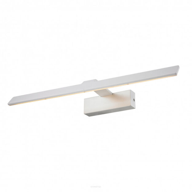 Kinkiet CORTO MB1040L Italux BIAŁY PIASKOWANY AKRYLOWA OSŁONA DŁUGOŚĆ 53 CM LED