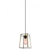 Lampa wisząca BEAUMONT szkło i płyta mosiężna ENDON LIGHTING 60892  