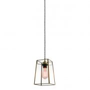 Lampa wisząca BEAUMONT szkło i płyta mosiężna ENDON LIGHTING 60892  