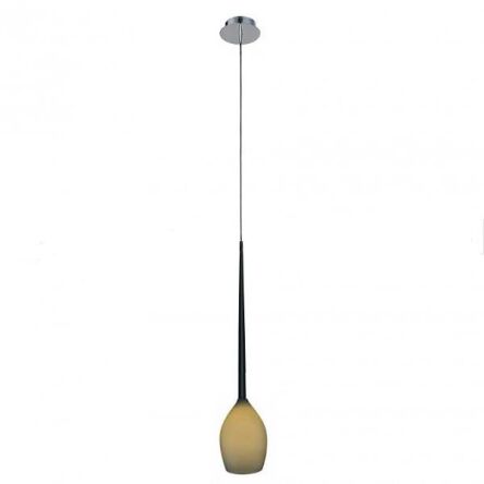 Lampa wisząca Izza 1 oliwkowa AZzardo MD1288A-1M AZ1220  szklany klosz nowoczesny