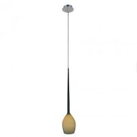 Lampa wisząca Izza 1 oliwkowa AZzardo MD1288A-1M AZ1220  szklany klosz nowoczesny