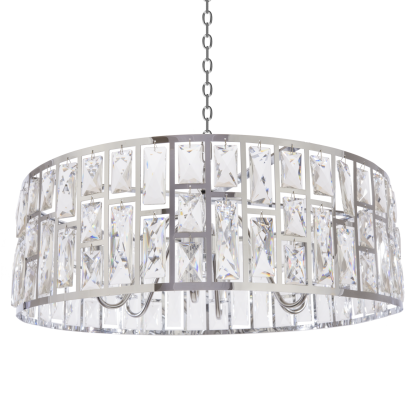 Zwis KYIV  II - P06865CH cosmolight  EKSTRAWAGANCKA Rama w kolorze chromu kryształowe szkło
