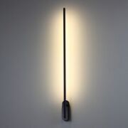 Kinkiet LINE 243 ELKIM Czarna podłużna lampa ścienna wykonana z aluminium LED 10W 3000K