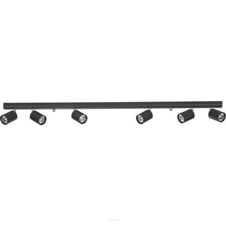 Listwa sufitowa EYE SPOT 6611 Nowodvorski 119 cm CZARNA 6 reflektorów 