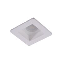 Lampa sufitowa wpustowa HERA GIPS SQUARE S WH biała minimalistyczyna