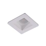 Lampa sufitowa wpustowa HERA GIPS SQUARE S WH biała minimalistyczyna