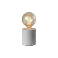 Lampa stołowa VOLTA TABLE  AZzardo  AZ2372 wykonana z betonu o szarym wykończeniu  