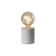 Lampa stołowa VOLTA TABLE  AZzardo  AZ2372 wykonana z betonu o szarym wykończeniu  