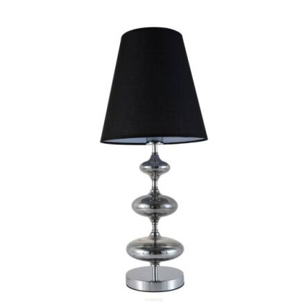 LAMPA STOŁOWA NOCNA CZARNA VENEZIANA LUMINA DECO LDT 1113-1 (BK)