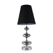 LAMPA STOŁOWA NOCNA CZARNA VENEZIANA LUMINA DECO LDT 1113-1 (BK)