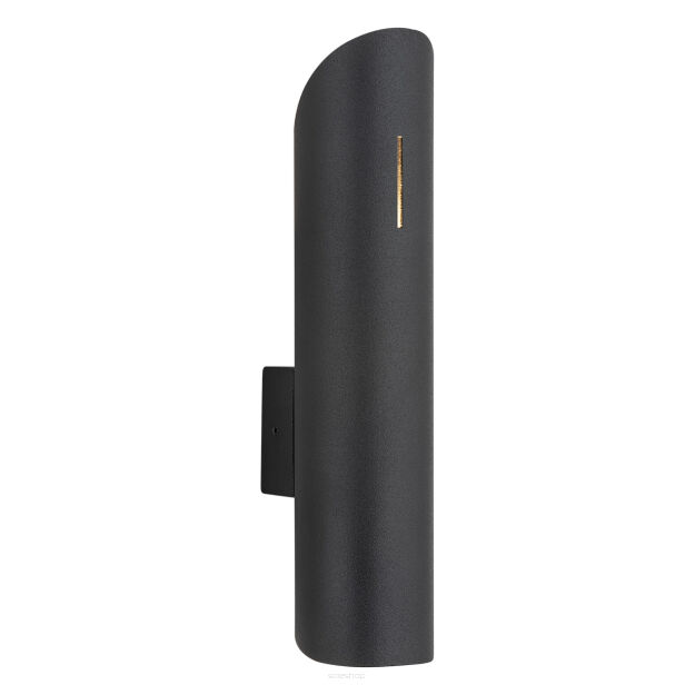 Kinkiet AKRON 1037 ARGON tuba czarna 2xG9 
