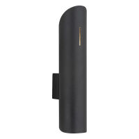 Kinkiet AKRON 1037 ARGON tuba czarna 2xG9 