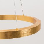 Lampa wisząca CARLO PL200910-600-GD Zuma Line Pierścień 60 cm złoty szczotkowany - 3