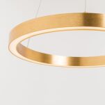 Lampa wisząca CARLO PL200910-600-GD Zuma Line Pierścień 60 cm złoty szczotkowany - 4