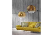 Lampa wisząca IRIS 30 AZ 3132 nowoczesna elegancka szklany klosz kolor złoty - 3