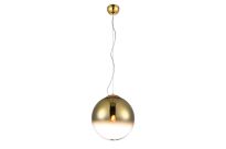 Lampa wisząca IRIS 30 AZ 3132 nowoczesna elegancka szklany klosz kolor złoty - 2