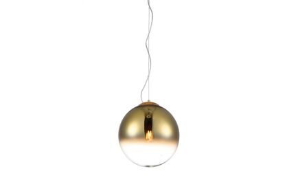 Lampa wisząca IRIS 30 AZ 3132 nowoczesna elegancka szklany klosz kolor złoty