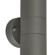 Kinkiet elewacyjny ULF 2 Azzardo AZ4474 szary metalowy 16 cm IP44
