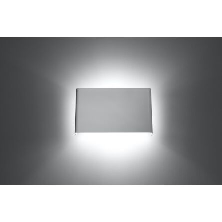 Kinkiet COPERTURA Biały SOLLUX  Lampa Ścienna NOWOCZESNY stal  SL.0419