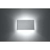 Kinkiet COPERTURA Biały SOLLUX  Lampa Ścienna NOWOCZESNY stal  SL.0419