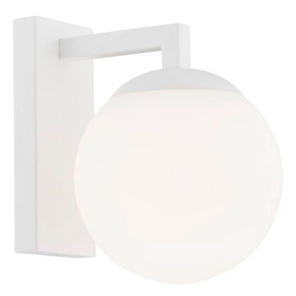 Kinkiet ASPEN 3733 Argon Minimalistyczna kula biała podstawa