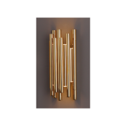 Kinkiet Organic W0187 Maxlight wykończenie w kolorze złotym