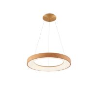 Lampa wisząca SANTANA PENDANT 80 CCT CO + REMOTE CONTROL drewno Azzardo AZ5014