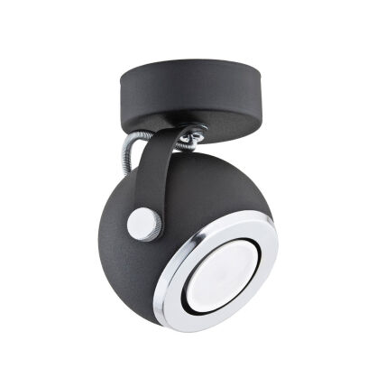 Reflektor sufitowy / kinkiet KOS 3521 Argon regulowany GU10 czarny