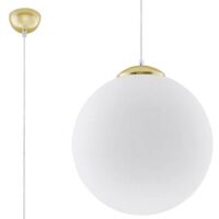 Lampa wisząca UGO 40 SL.0717 SOLLUX LIGHTING 40 cm biało-złota