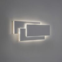 Lampa ścienna Edge 560 with Driver- Astro 7805 nowoczesna trzy podłużne  połączone prostokąty biały gips 1352006